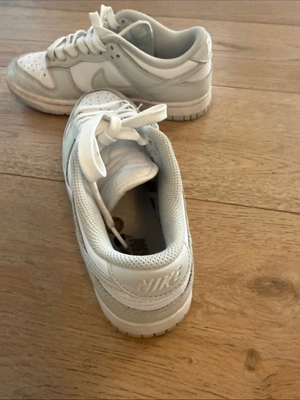 Nike gray and white size US 6 lightly used.